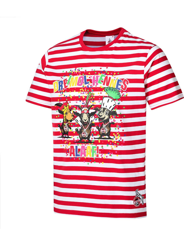 

Футболка T-Shirt Hennes Alaaf красного цвета Fußballverein 1. FC Köln, Красный, Футболка T-Shirt Hennes Alaaf красного цвета Fußballverein 1. FC Köln