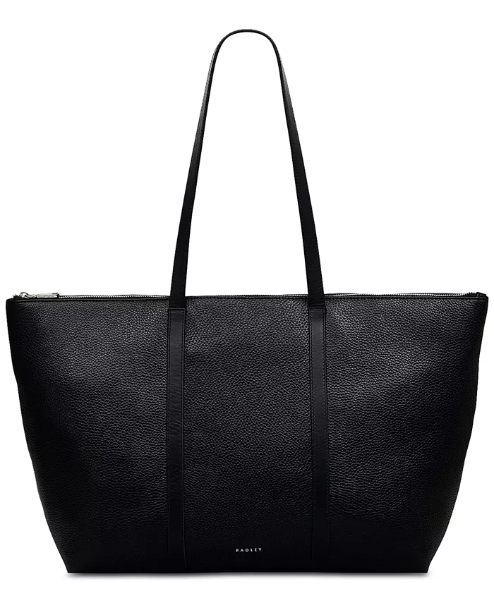 

Литровая сумка-шоппер Lynton Close Extra Large с кожаной застежкой-молнией Radley London, черный