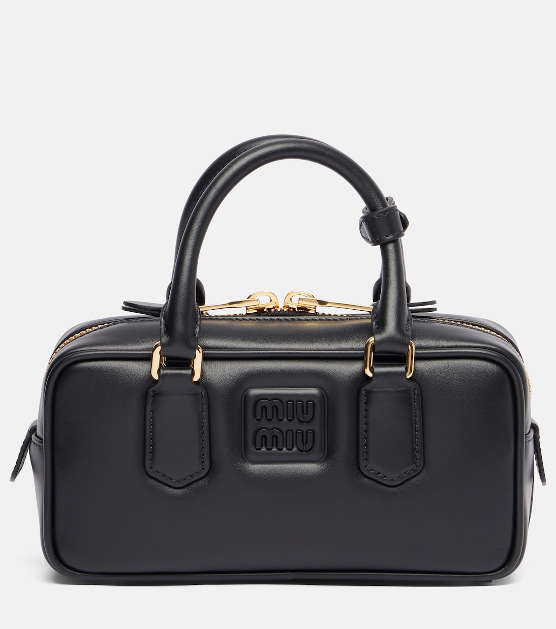 

Сумка тоут Arcadie из кожи Miu Miu, черный
