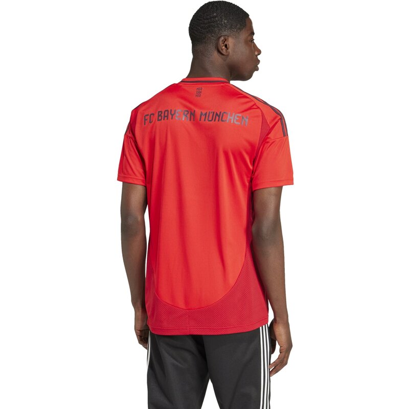 Домашняя футболка ФК Бавария Мюнхен 24/25 Adidas, красный — фото 4
