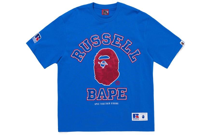 

Футболка Russell Athletic X Мужская A Bathing Ape, красный