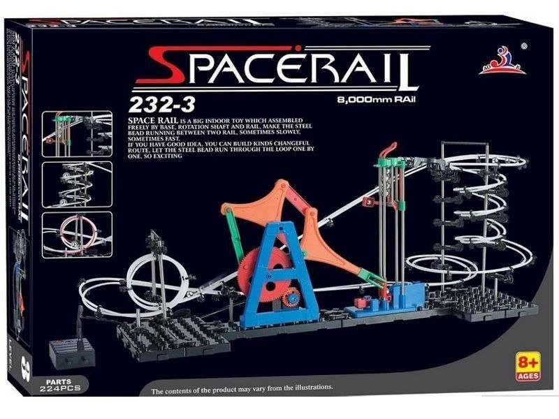 

Трек для мячей SpaceRail — американские горки с шариками, уровень 3 (8 метров)
