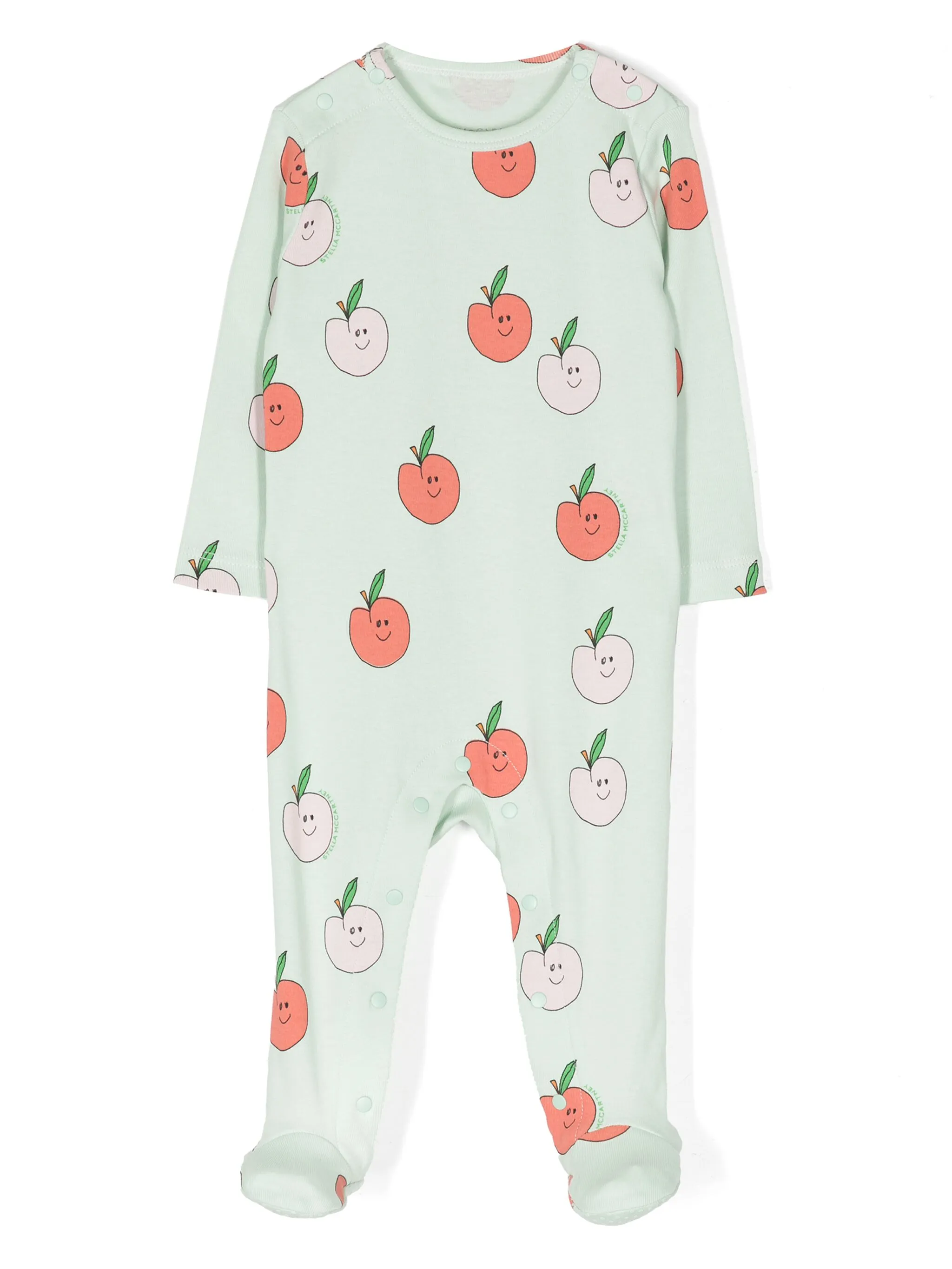 Пижама с принтом Stella Mccartney Kids, зеленый — фото 2