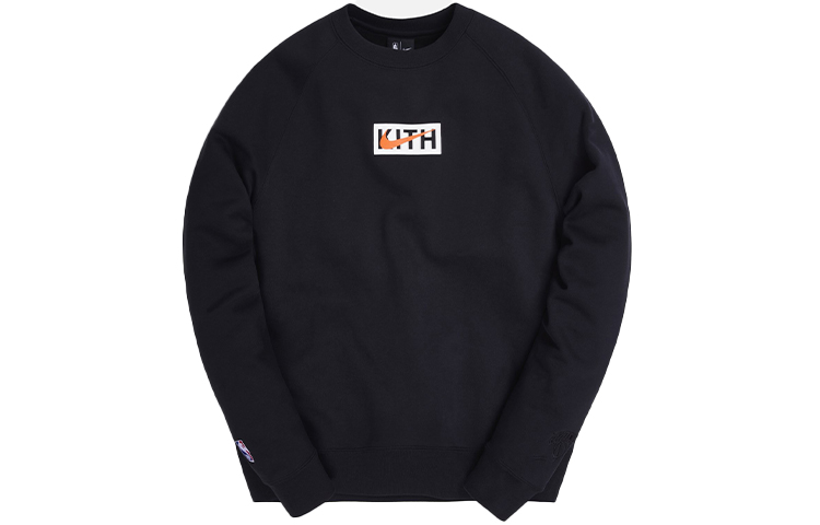 

Толстовка & Nike For New York Knicks Fleece Crewneck KITH, черный