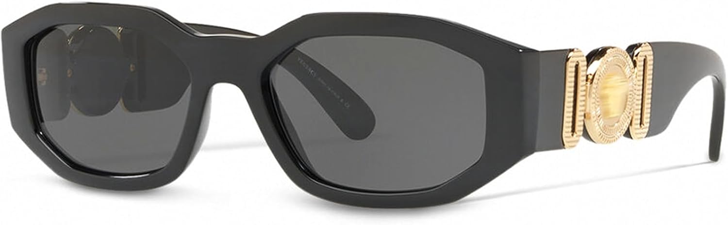 

Солнцезащитные очки в стиле ретро прямоугольной формы для женщин и мужчин, модные солнцезащитные очки с толстой квадратной оправой, винтажные черные очки в стиле 90-х YouthMall, A2 Black/Gold/Grey