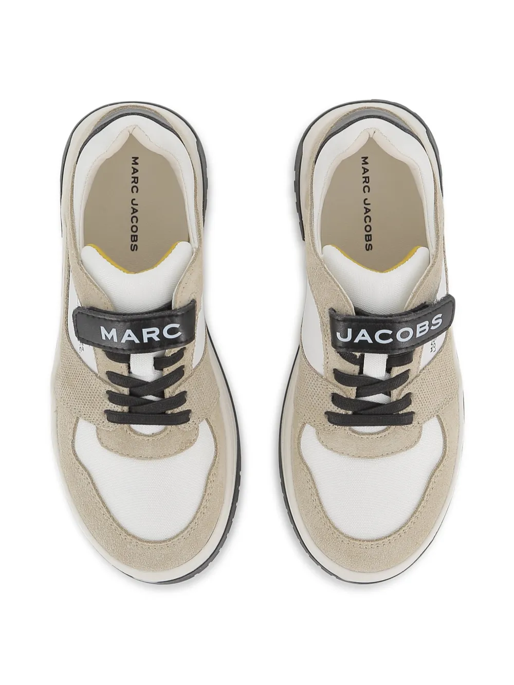 Кроссовки с логотипом Marc Jacobs Kids, бежевый — фото 3