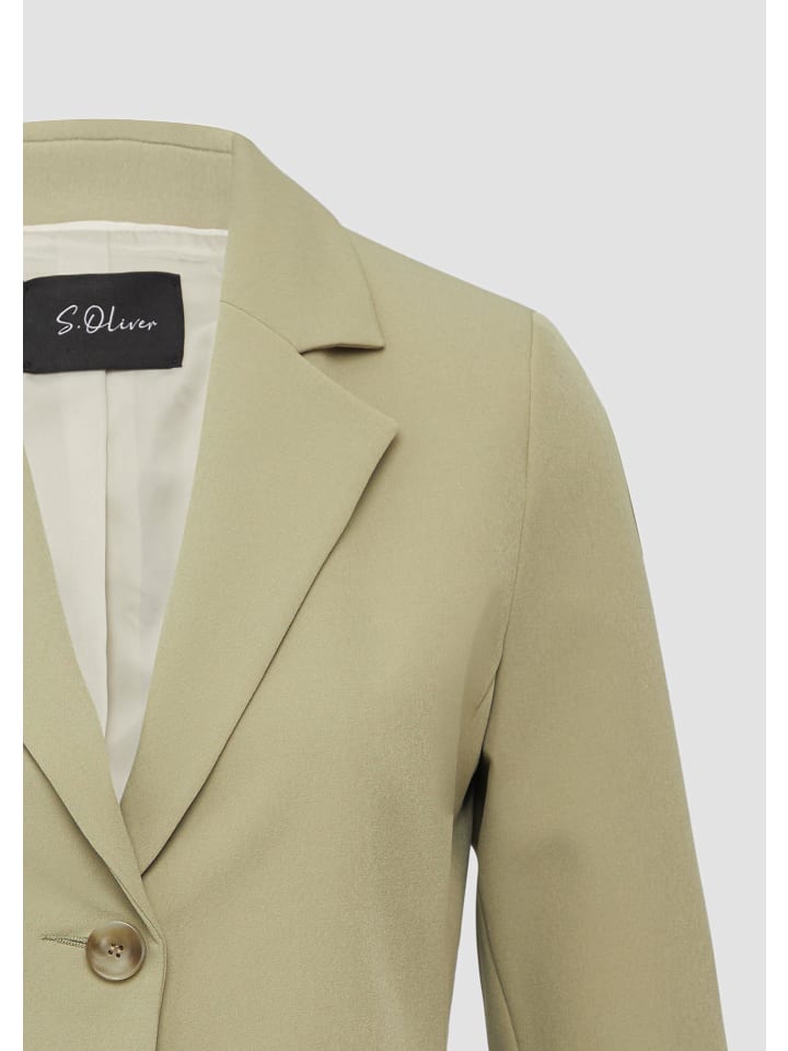 

Блейзер s.Oliver BLACK LABEL, оливковый