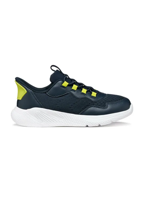 Кроссовки sprintye fast in b без шнурков Geox, Navy Lime
