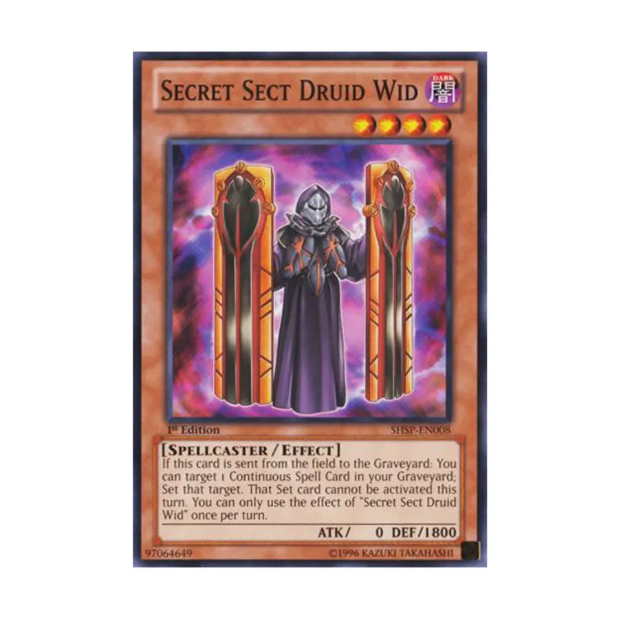 

CCG Вид секретного друида секты (обычный), Yu-Gi-Oh - Shadow Specters - Singles