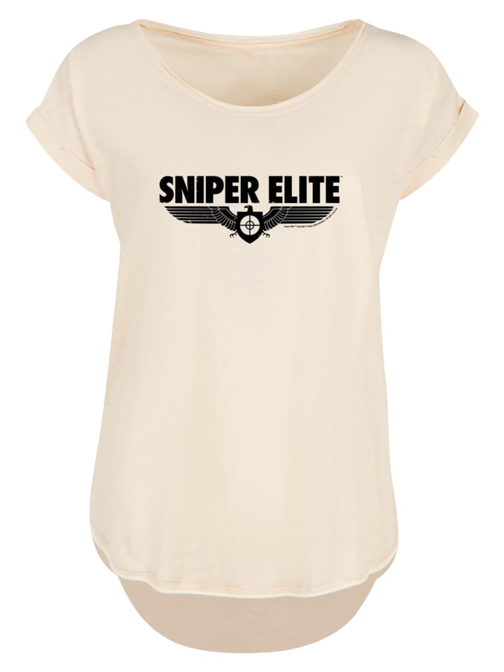 

Удлиненная футболка Sniper Elite с черным логотипом в цвете Белый песок F4NT4STIC, Черный, Удлиненная футболка Sniper Elite с черным логотипом в цвете Белый песок F4NT4STIC