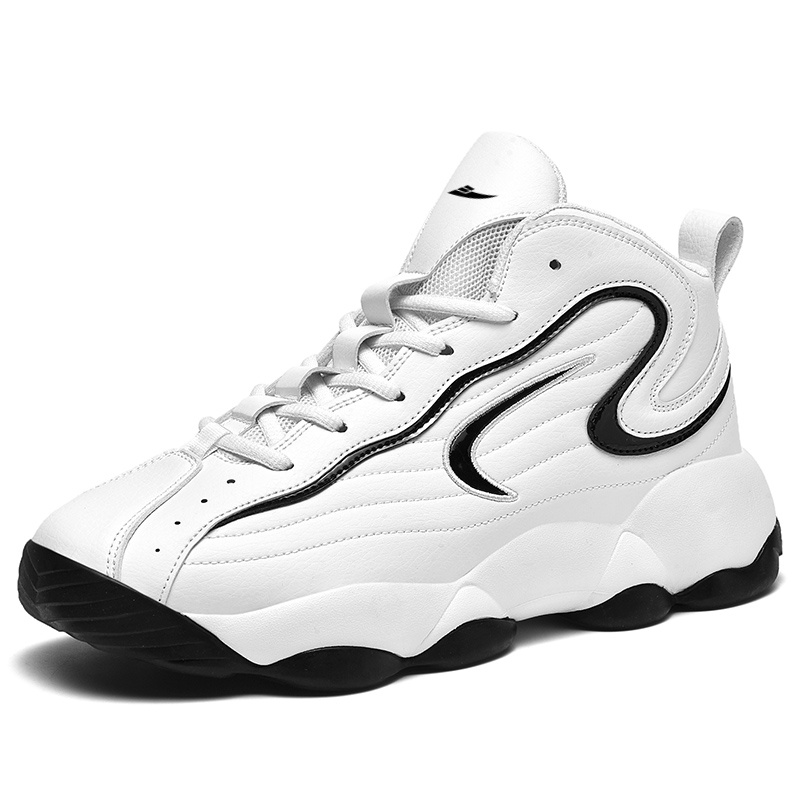 

Kuding Баскетбольные кроссовки мужские Mid top Black White/Black Turquoise/White