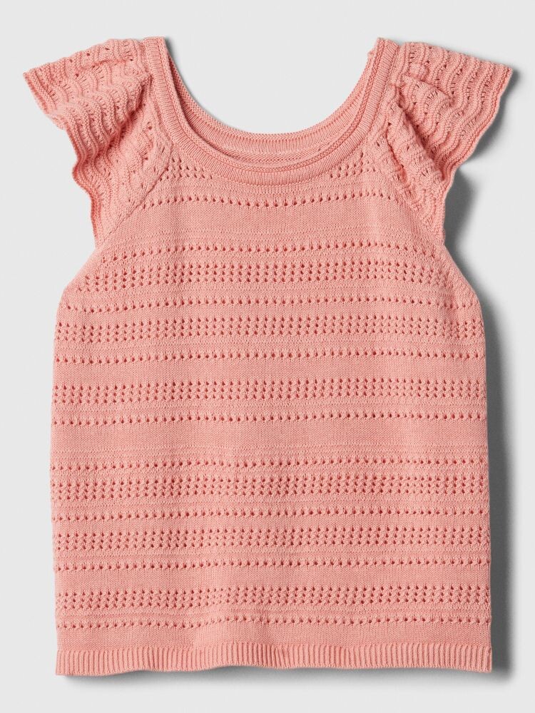 

Детский топ крючком Gap, розовый