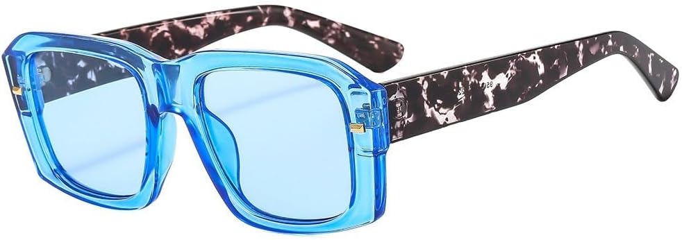 

Разноцветные прямоугольные солнцезащитные очки для женщин и мужчин, синие, дорожные, фиолетовые, женские, зеленые, мужские, ретро, ​​дизайнерские, роскошные GHVWYX, Blue