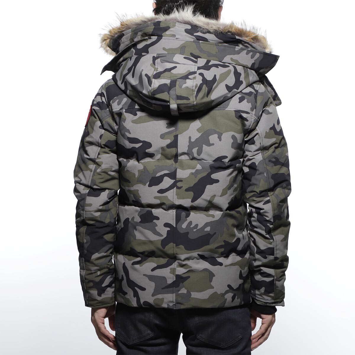 Пуховик мужской серии Wyndham, камуфляж Canada Goose, цвет Camouflage — фото 3