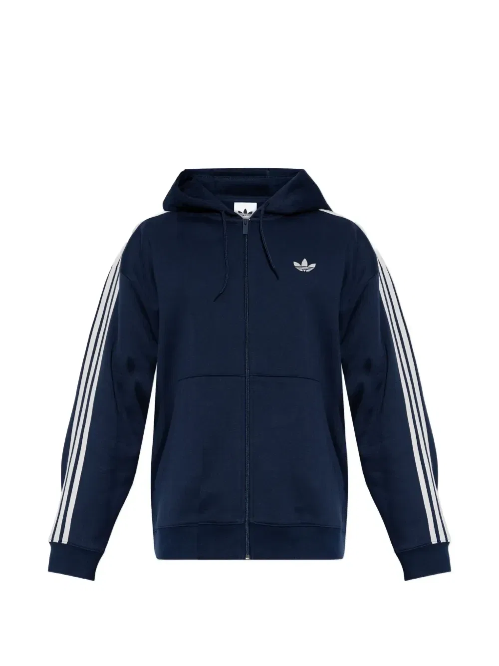 Худи с вышитым логотипом Adidas, синий