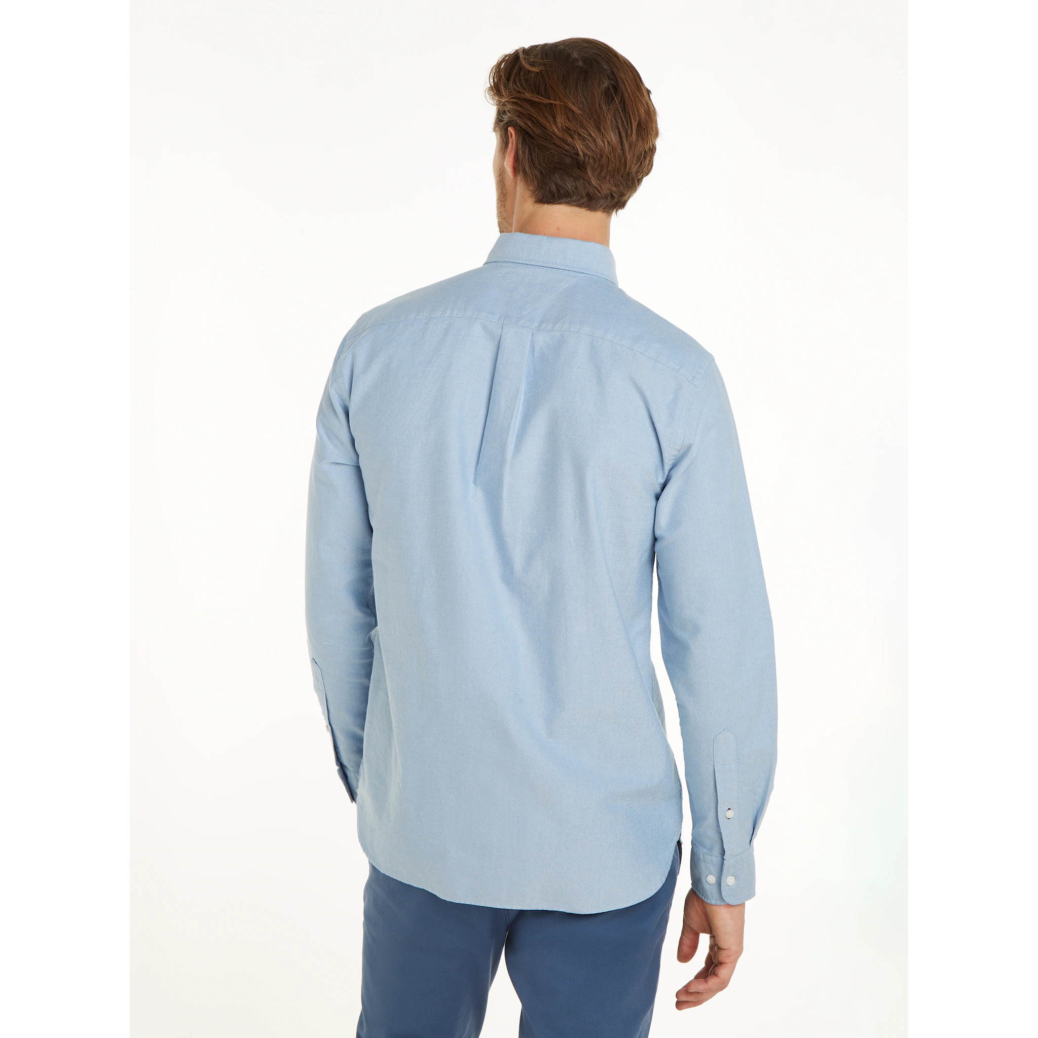 Рубашка с длинными рукавами Tommy Hilfiger "SOLID HERITAGE OXFORD RF SHIRT", цвет Shirt Blue — фото 3