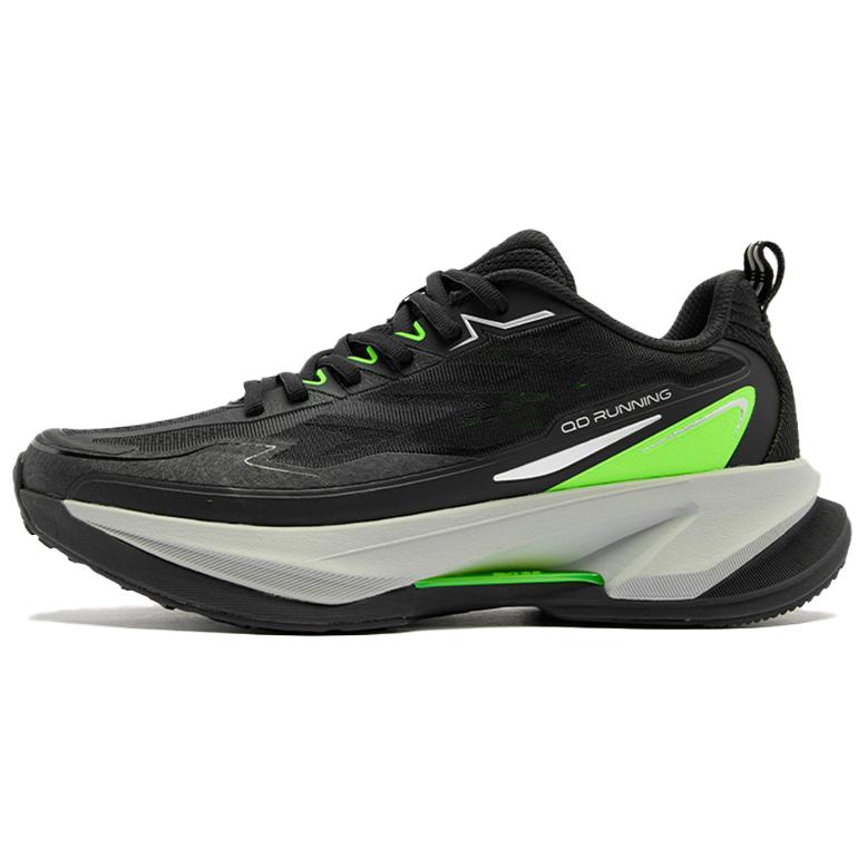 

QIAODAN Нескользящие и дышащие низкие повседневные кроссовки для бега, мужские, черные