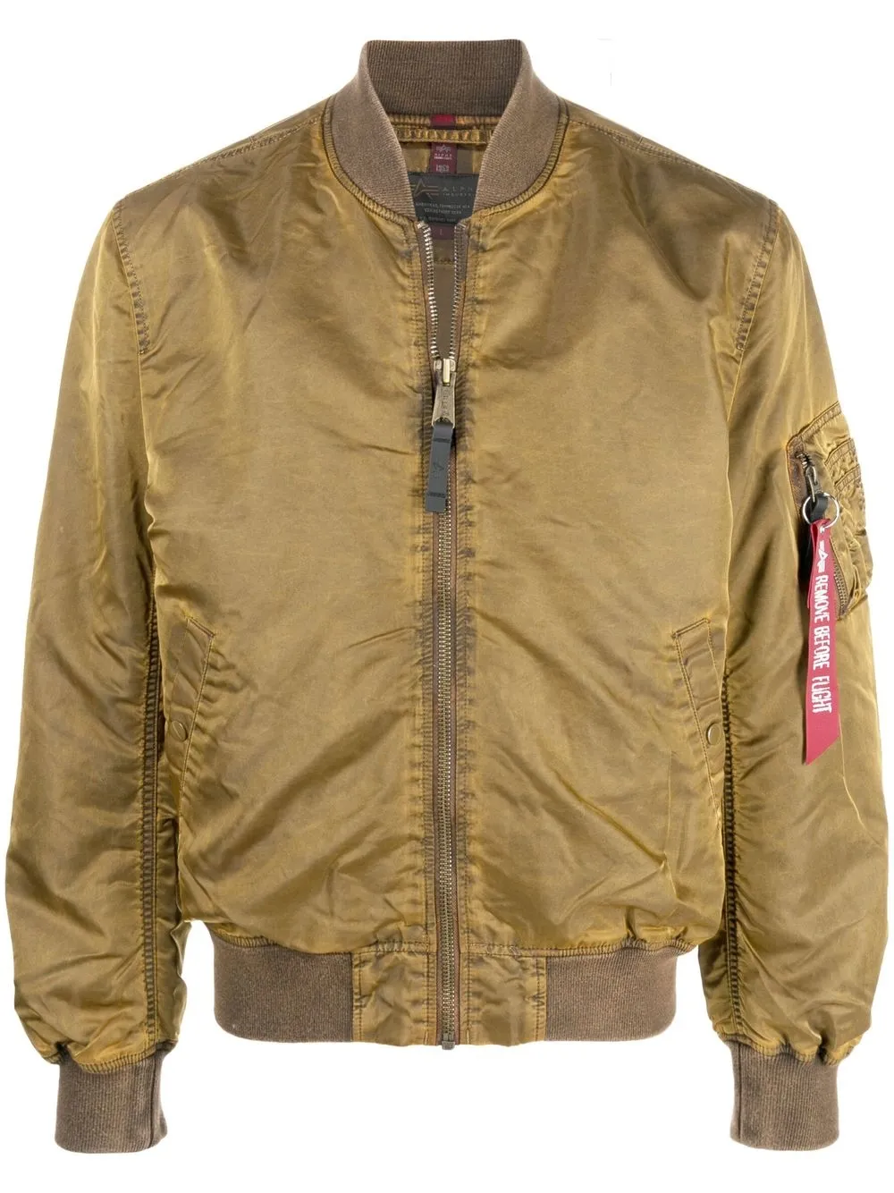 

Бомбер оверсайз Alpha Industries, оранжевый