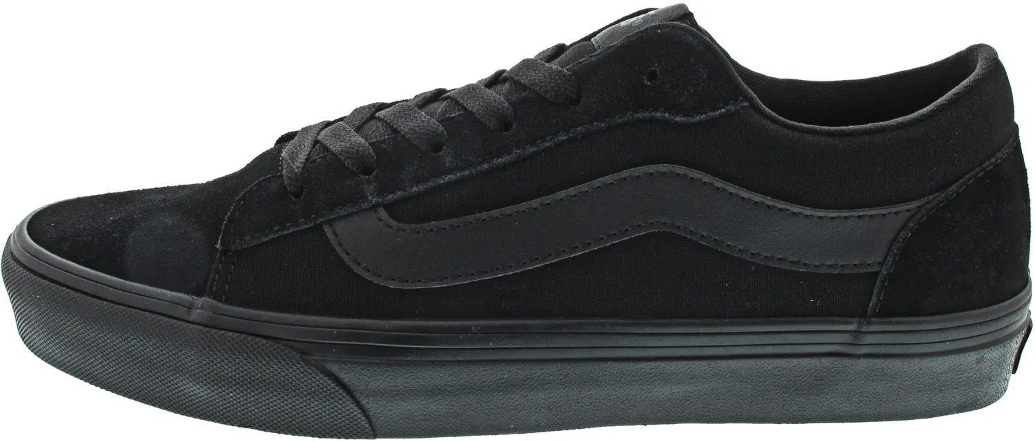 Кроссовки низкие из велюра Vans, черный