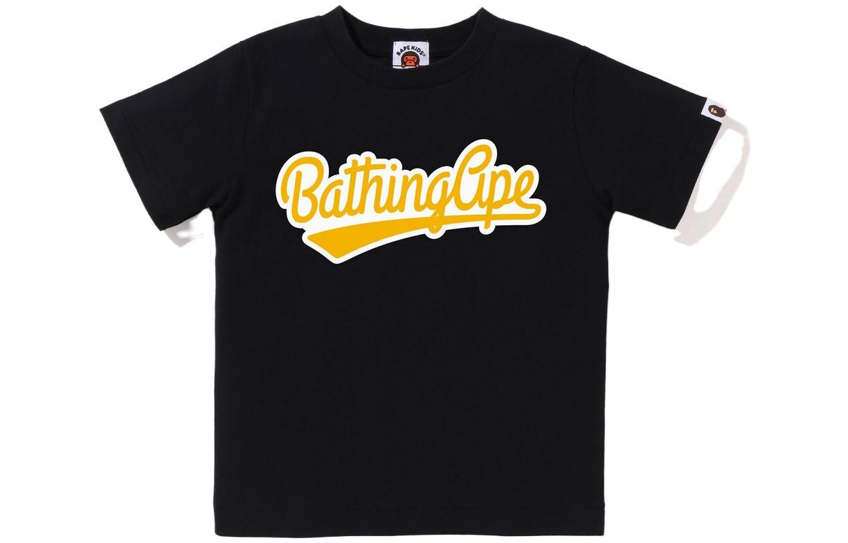 Детская футболка A Bathing Ape, черный — фото 3