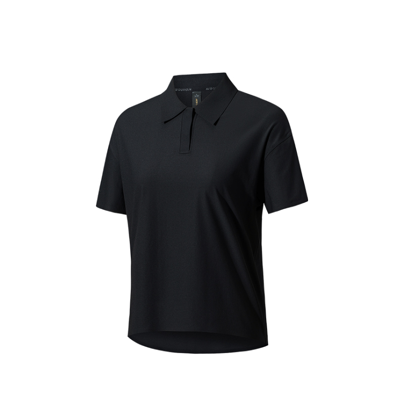 

ANTA Champion All Weather Series Футболка Поло Женская Базовая Black