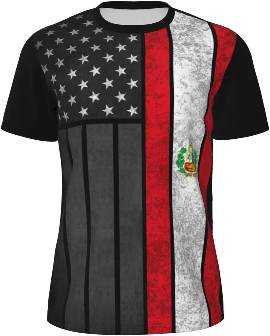 

Мужская футболка с коротким рукавом и круглым вырезом, легкая и мягкая