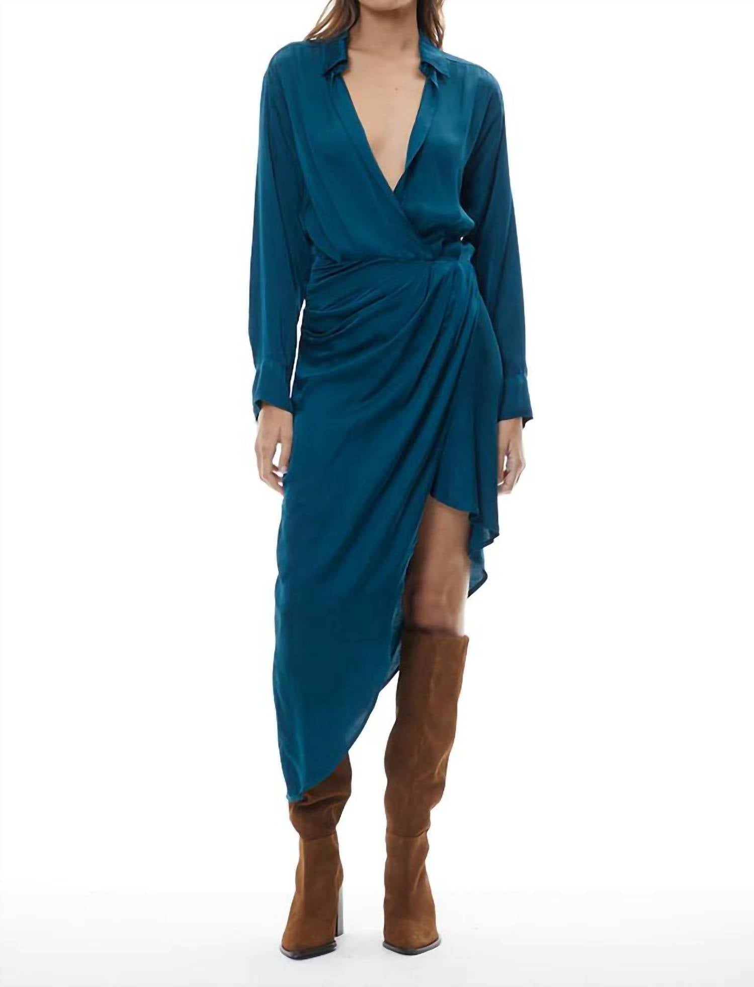 

Платье Aimee в цвете Deep Teal young fabulous & broke