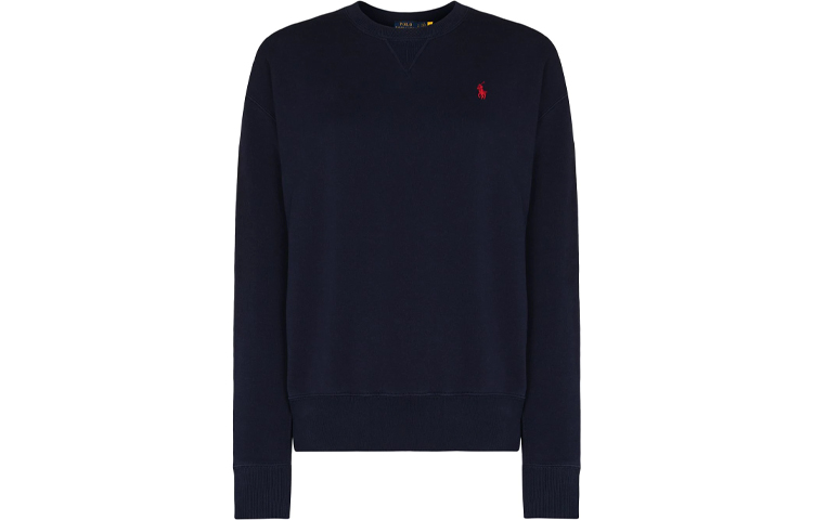 

Футболка поло с вышивкой пони Polo Ralph Lauren, синяя