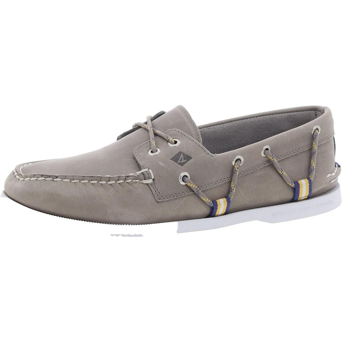 

A/O Webbing Sport Мужские кожаные туфли на плоской подошве Sperry, серый