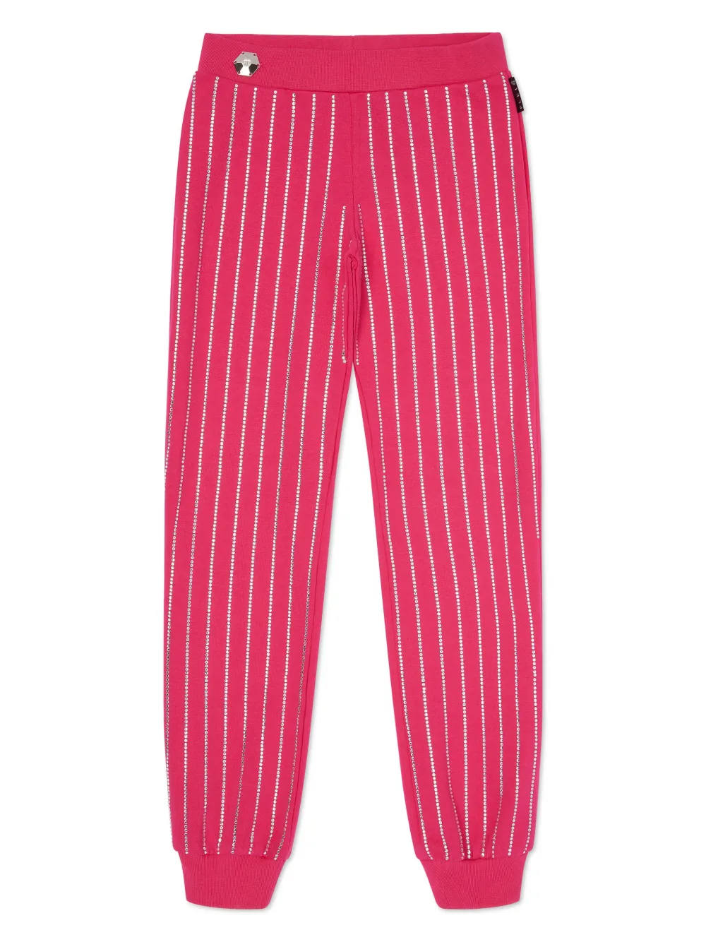 

Спортивные брюки с кристаллами Philipp Plein Junior, розовый