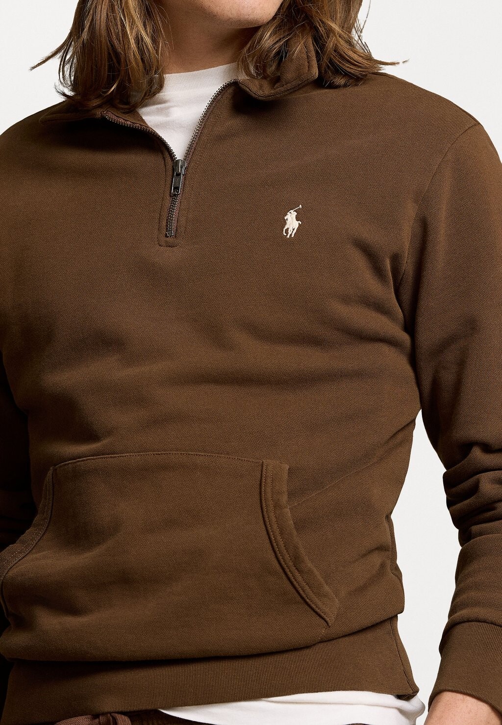 

Толстовка на молнии LONG SLEEVED Ralph Lauren, темно-коричневый