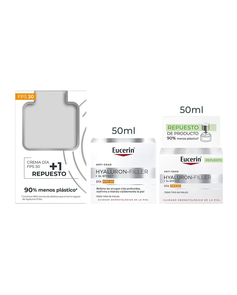 Антивозрастной набор Hyaluron Filler Дневной крем SPF30 Eucerin — фото 3