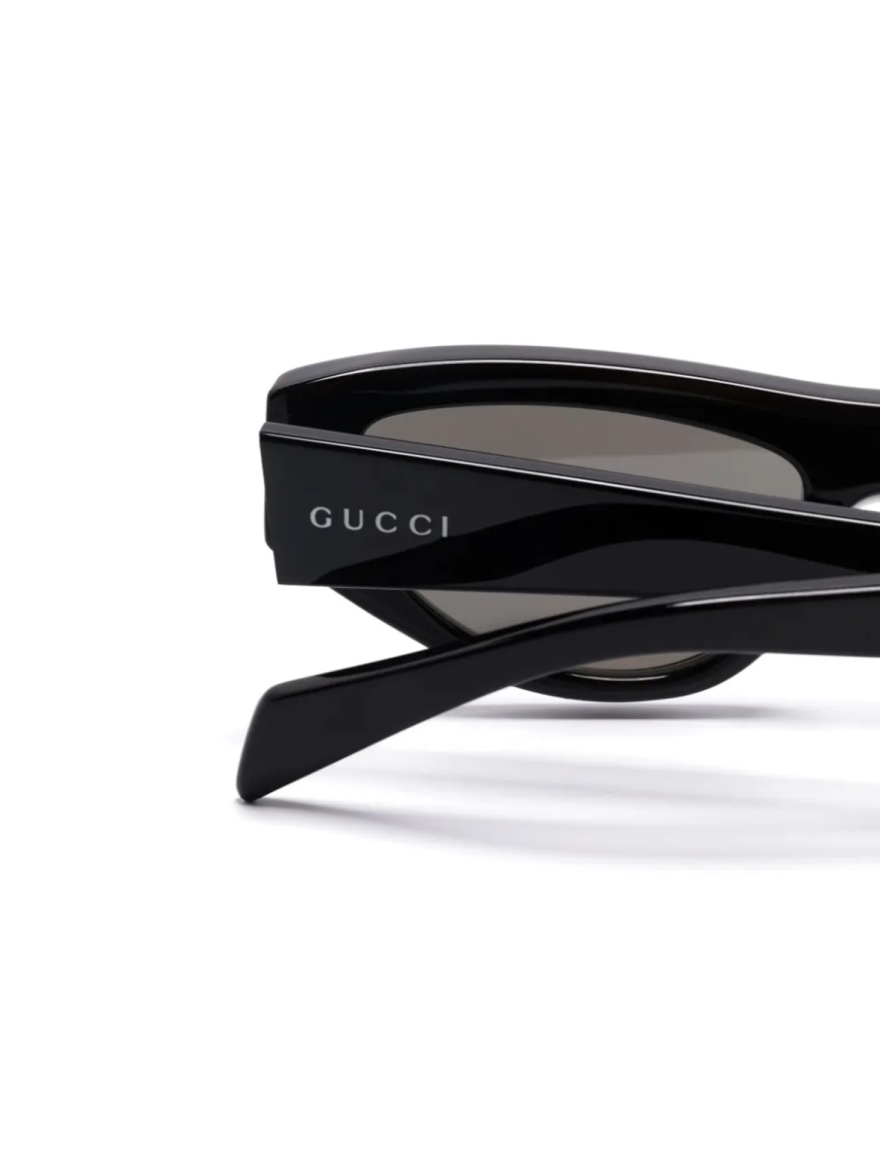 Gucci Eyewear cat-eye солнцезащитные очки, черный — фото 3