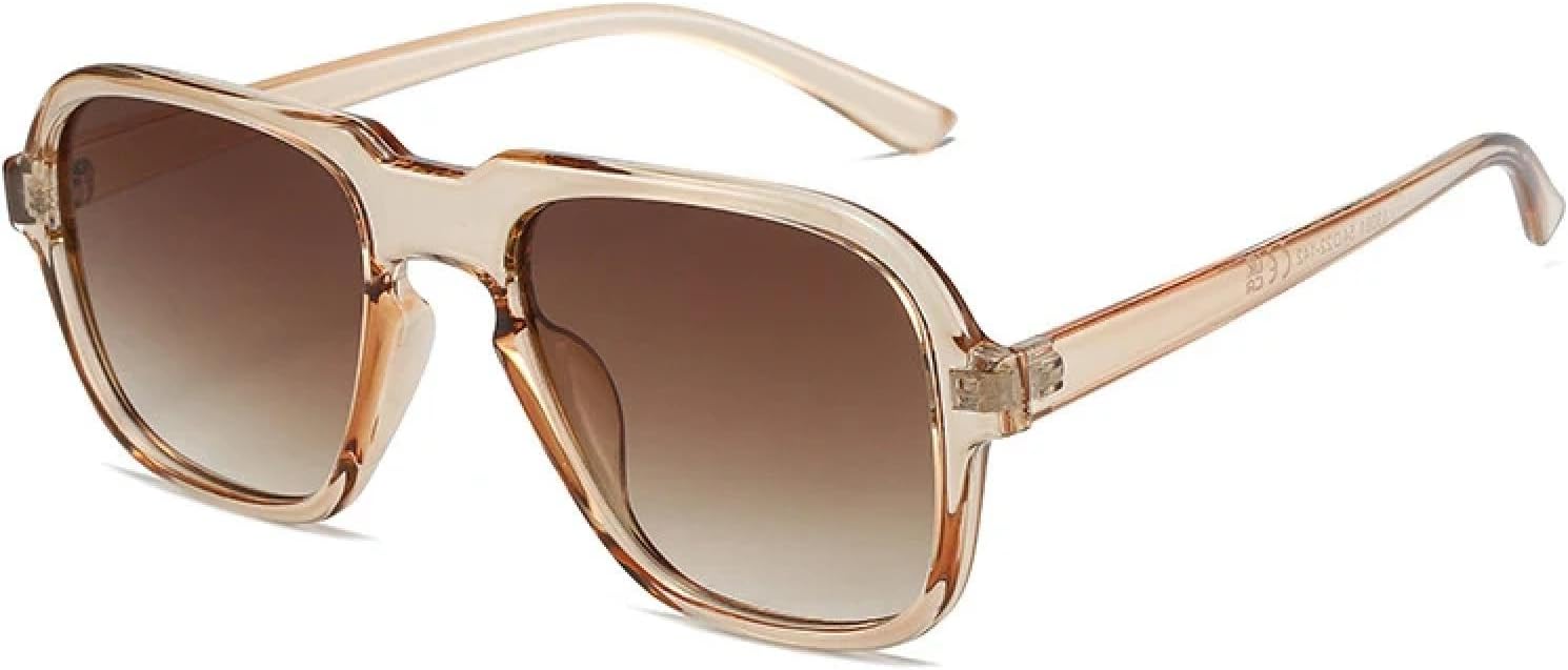 

Солнцезащитные очки с защитой от УФ-излучения UV400 | Женские, с прозрачными градиентными линзами Ocean, мужские, с леопардовым принтом, для занятий спортом на открытом воздухе и вождения DSVIGF, Champagne Tea