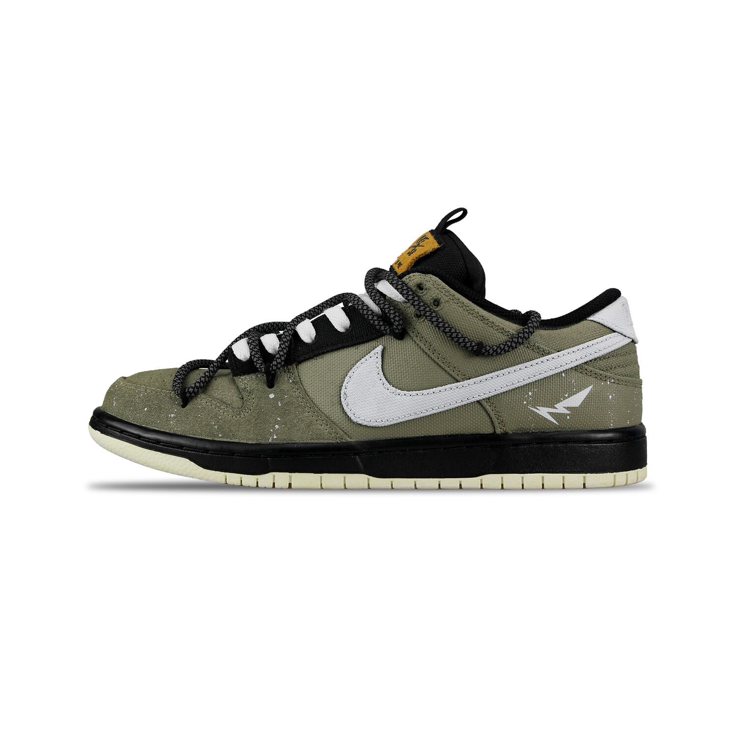 

Кроссовки Nike Dunk SB Skateboarding Shoes Unisex Low-top Barely Volt/Barely Grape/Gridiron, цвет Barely Volt/Barely Grape/Gridiron
