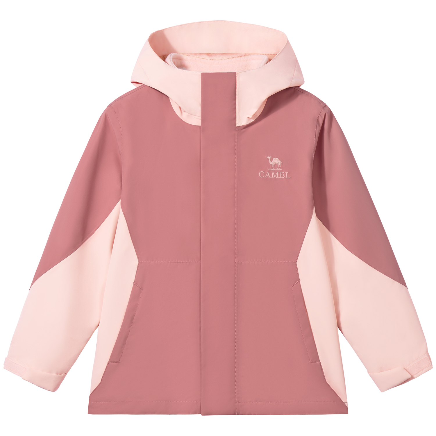 

Детская ветровка Stand Collar Moderate CAMEL, ancient pottery/gardenia розовый