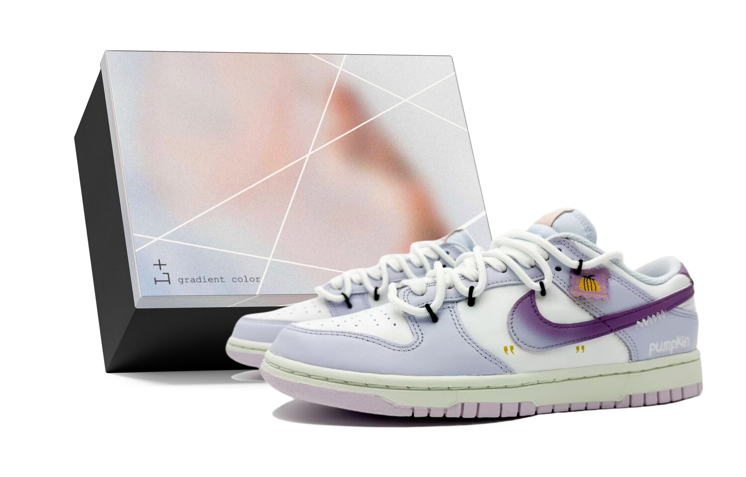 

Кроссовки Nike Dunk Skateboard Shoes Women's Low-Top White, белый