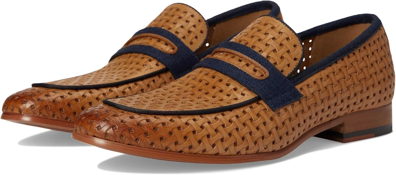 Мужские лоферы Stacy Adams Winstead Saddle Slip On, натуральный