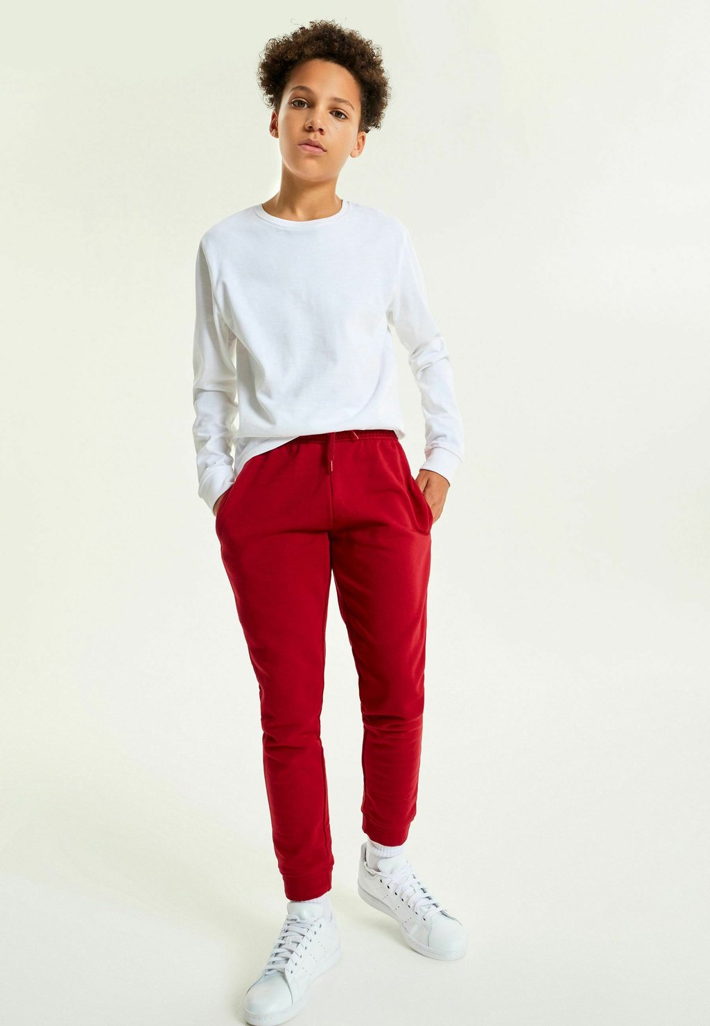 

Спортивные штаны SLIM FIT CUFFED JOGGERS Next, красный