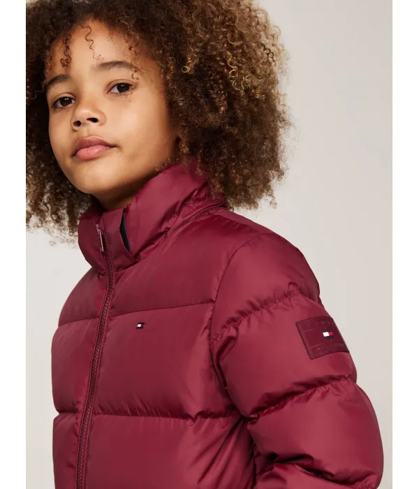 Необходимый пуховик Loose fit Tommy Hilfiger, красный — фото 4