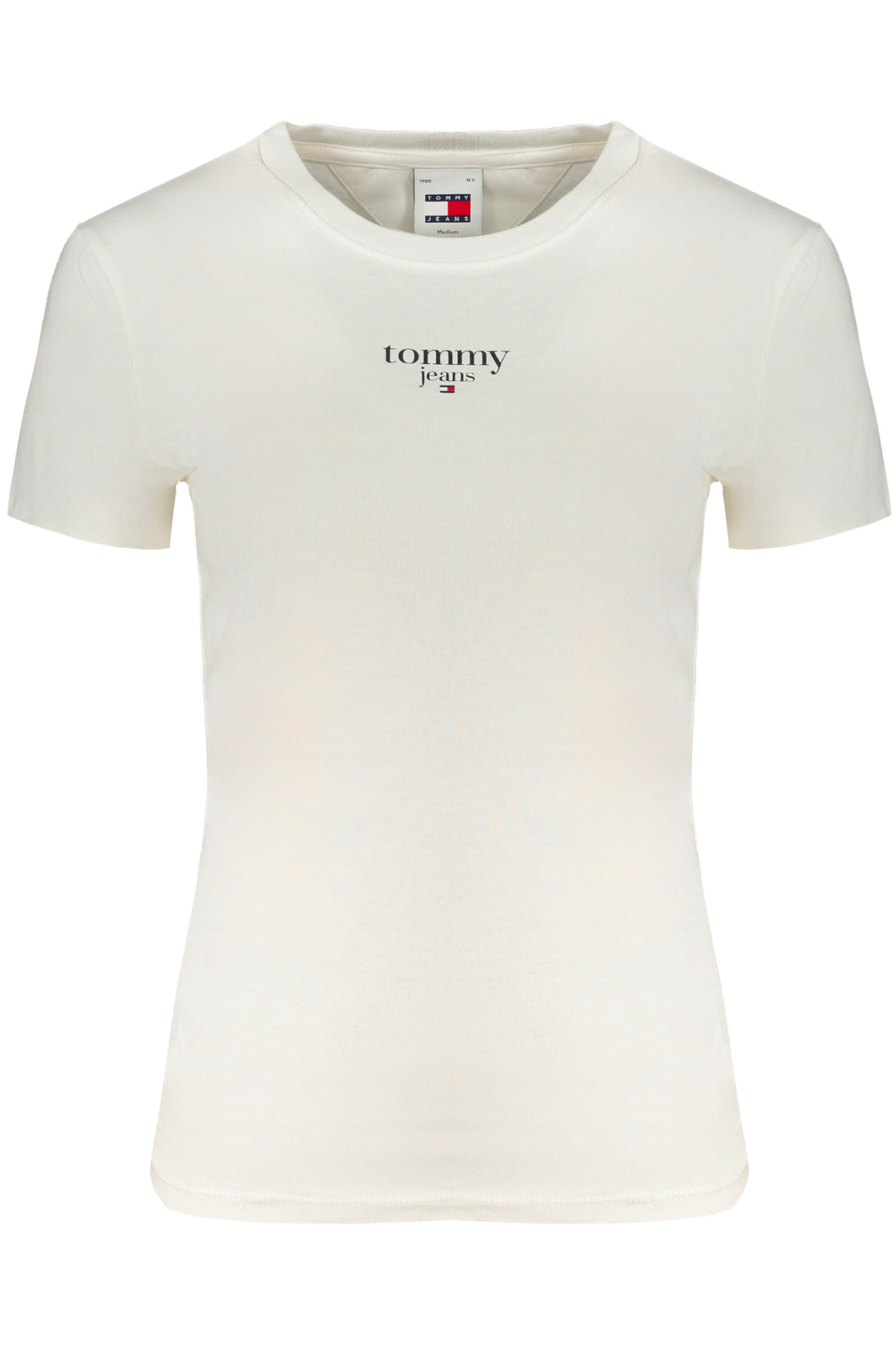 

Футболка женская Tommy Hilfiger из хлопка и вискозы с логотипом бренда, белый