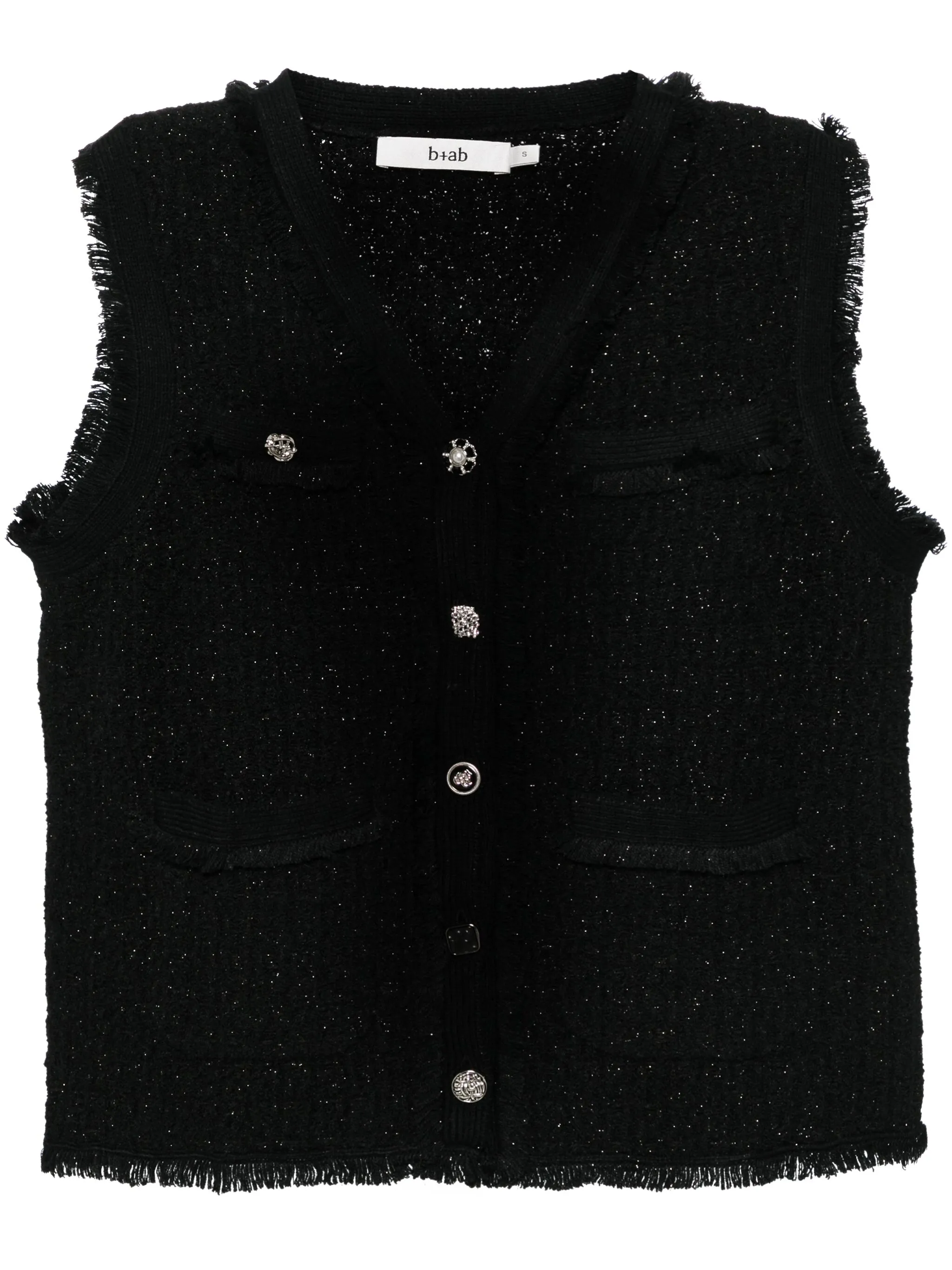 

Комплект из кардигана и топа B+Ab, черный