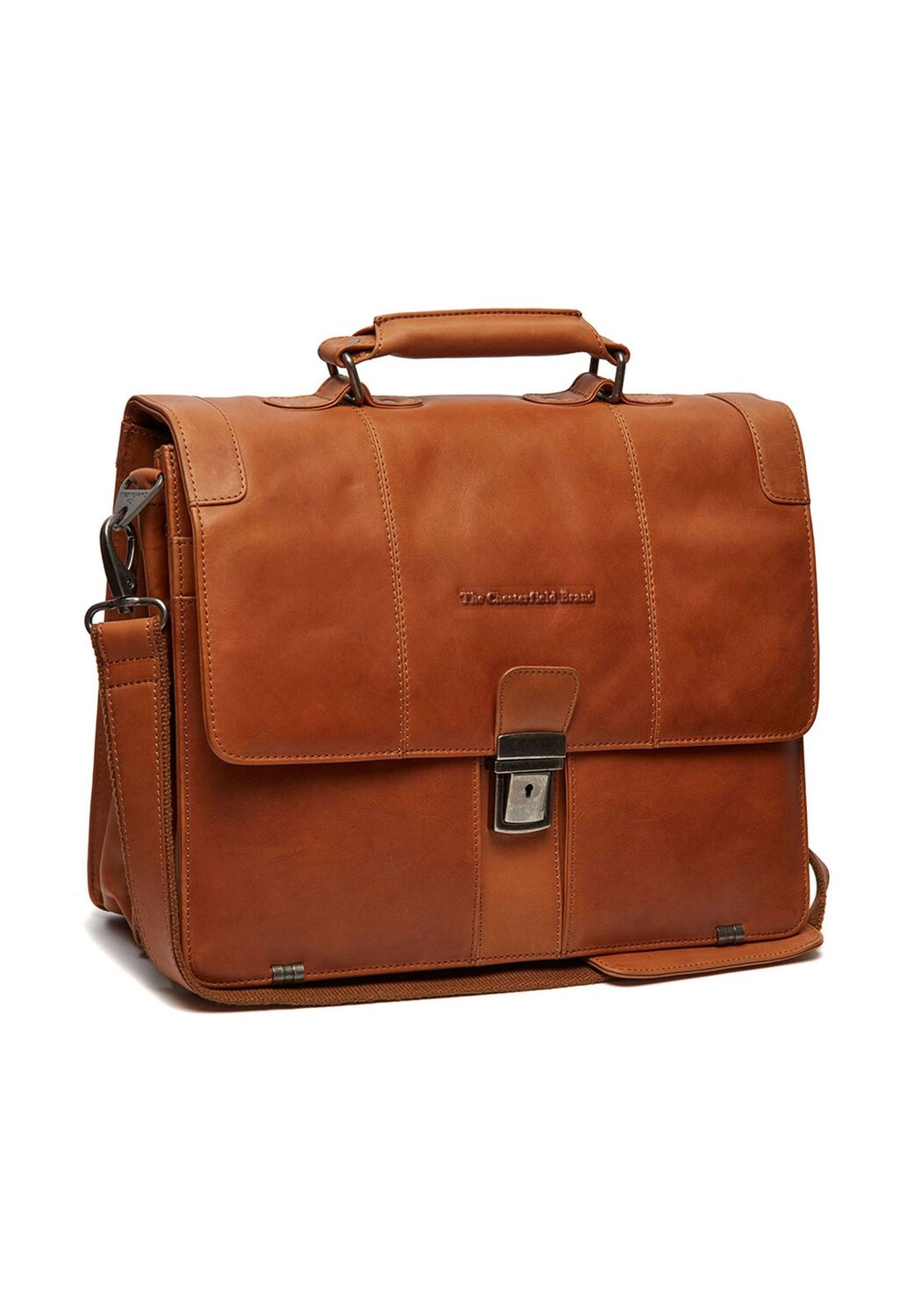 

Кожаный портфель Stuttgart с отделением для ноутбука 38 см The Chesterfield Brand, цвет Cognac