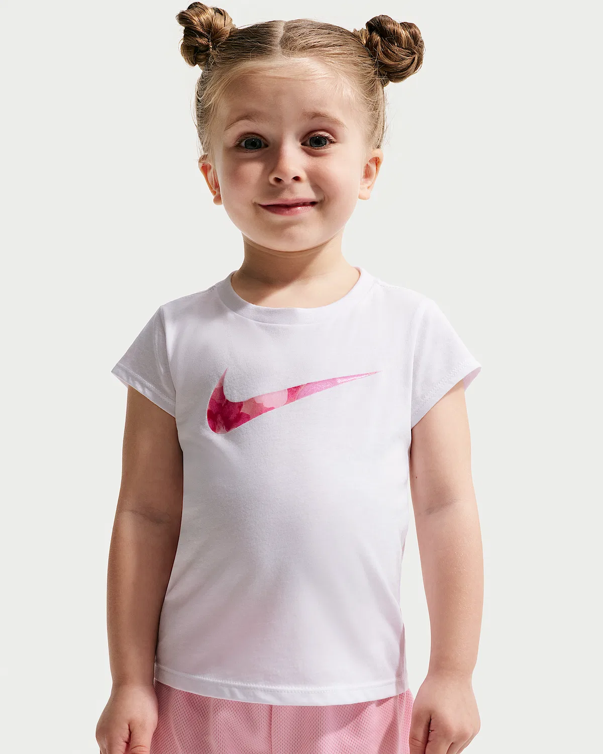 Детский комплект из шорт и топа Nike Move With Nature, Medium Soft Pink — фото 2