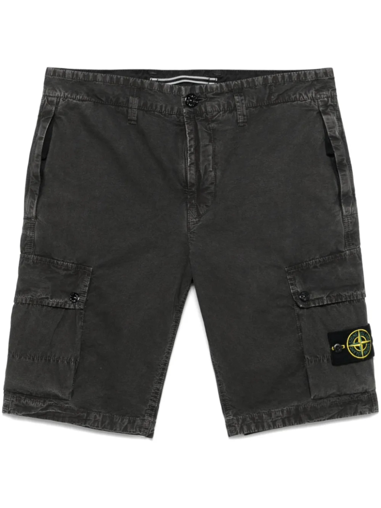 

Шорты с компасом Stone Island, черный