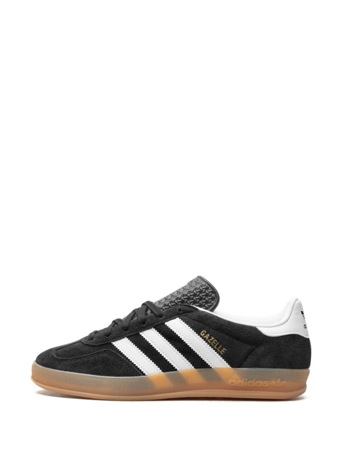 Кроссовки adidas Gazelle Indoor "Core Black/White/Gum", черный — фото 3