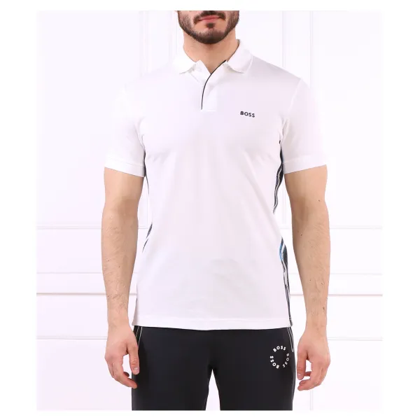 

Футболка узкого кроя Polo Paule 2 Boss, белый