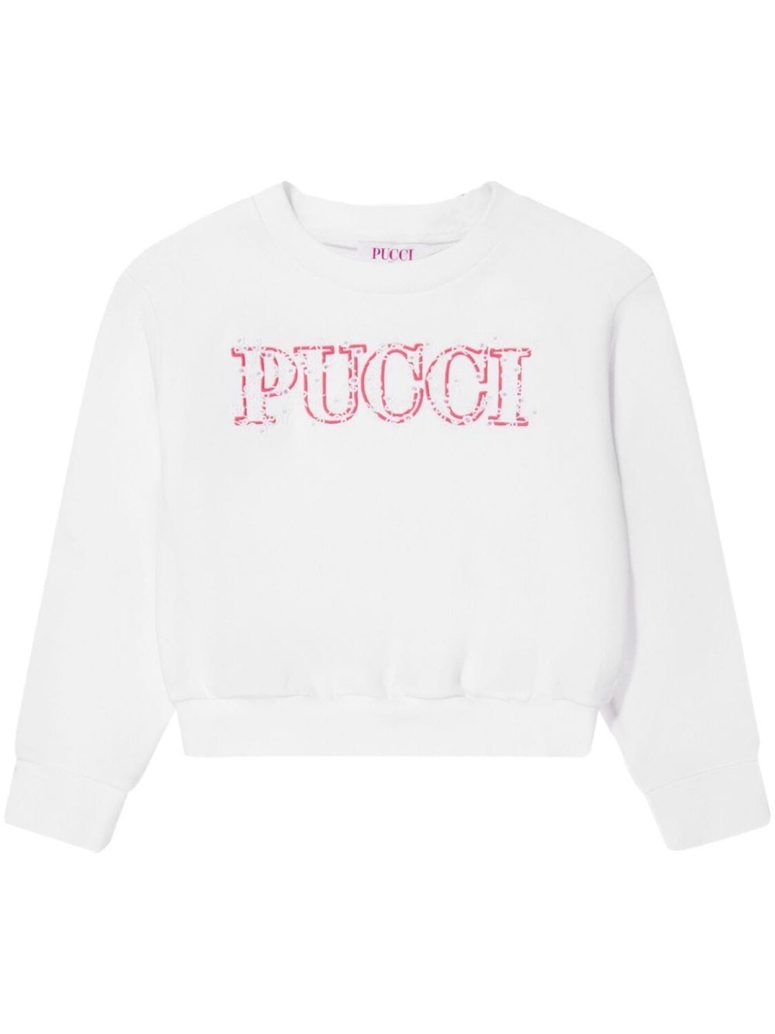 

Pucci толстовка с вышитым логотипом, белый
