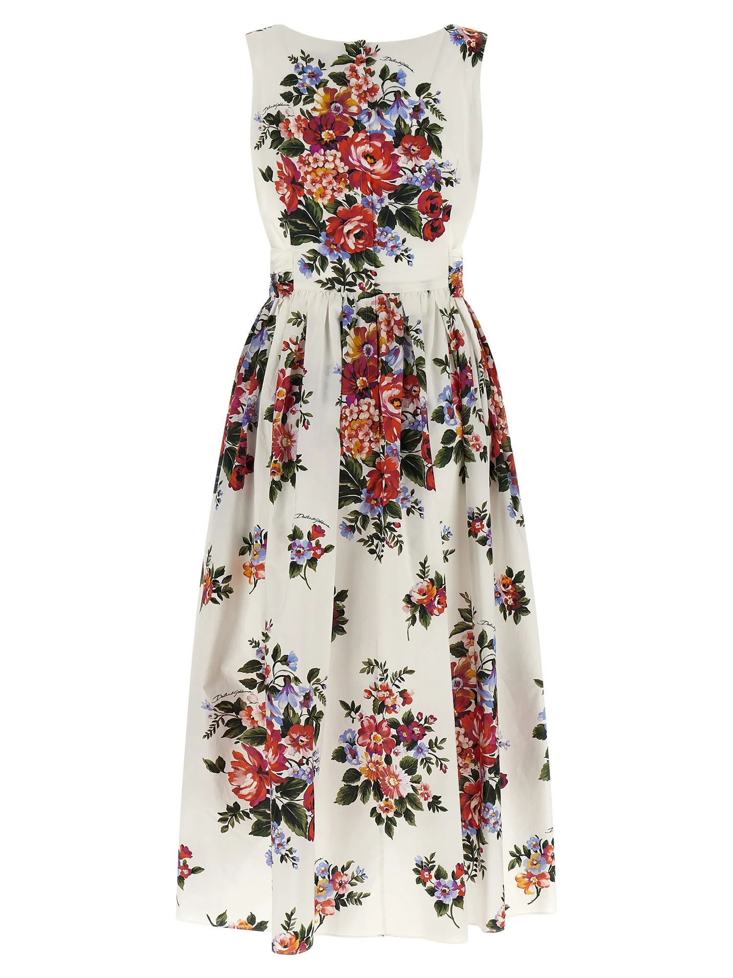 Платье 'Bouquet di Fiori' DOLCE & GABBANA, белый — фото 2