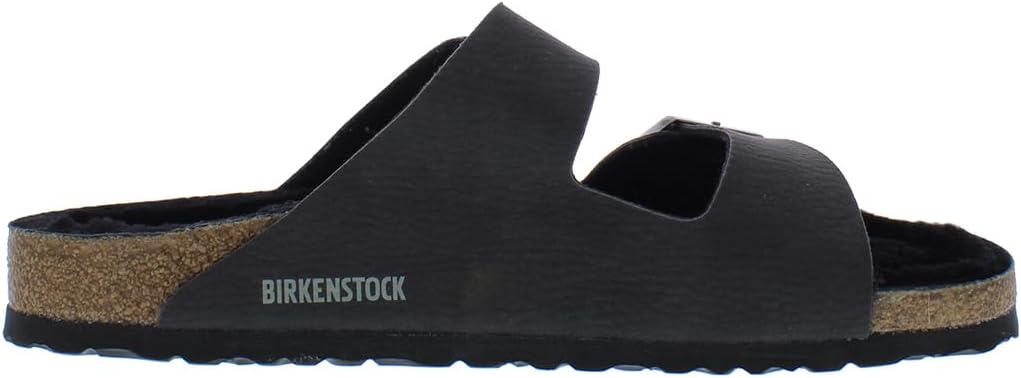 Сандалии Birkenstock Arizona с мягкой стелькой для взрослых унисекс, черный — фото 3